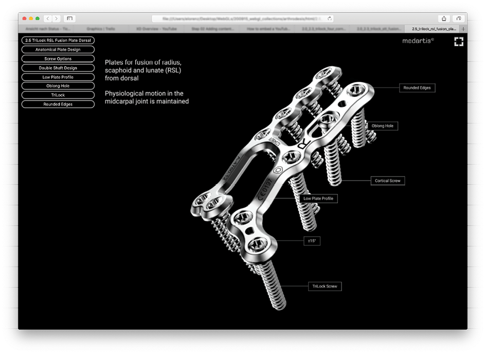 WebGL Interactive - Midface System